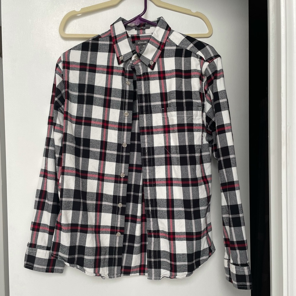 Eddie Bauer plaid flannel